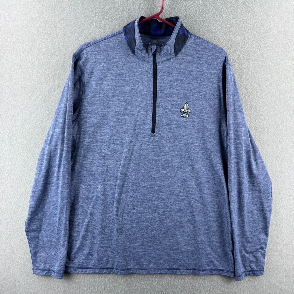 Greyson Golf Pullover Mens Large 1/4 Zip Stretch LVCC Las Vegas Country Club